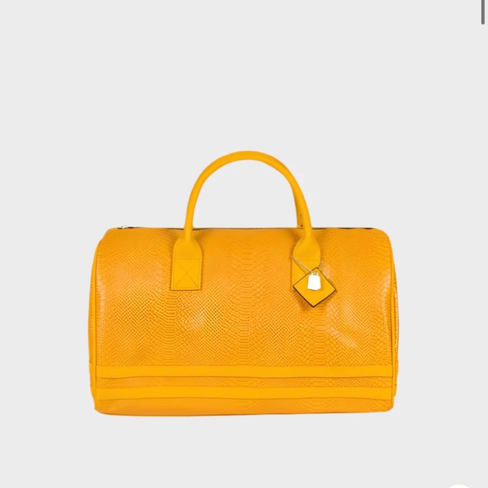 Tota & Carry Reptile Golden Yellow Travel Bag